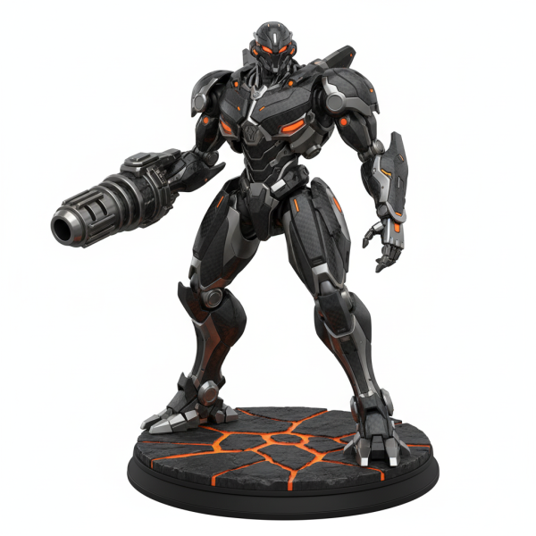 0009 Inferno Mech: Volcanic Commander