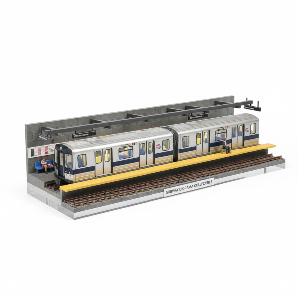 0032 Detailed Subway Station Diorama