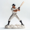 1 (2) Baseball Players Figurines