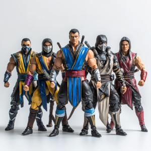 1 (3) Mortal Kombat Figurines