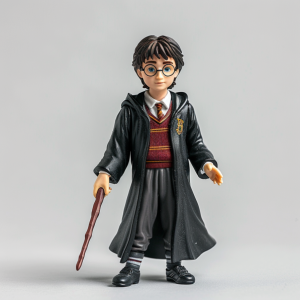 1 (3) Harry Potter (Hogwarts Robes) Collectible Figure