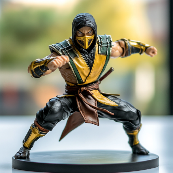 1 (4) Mortal Kombat Figurines