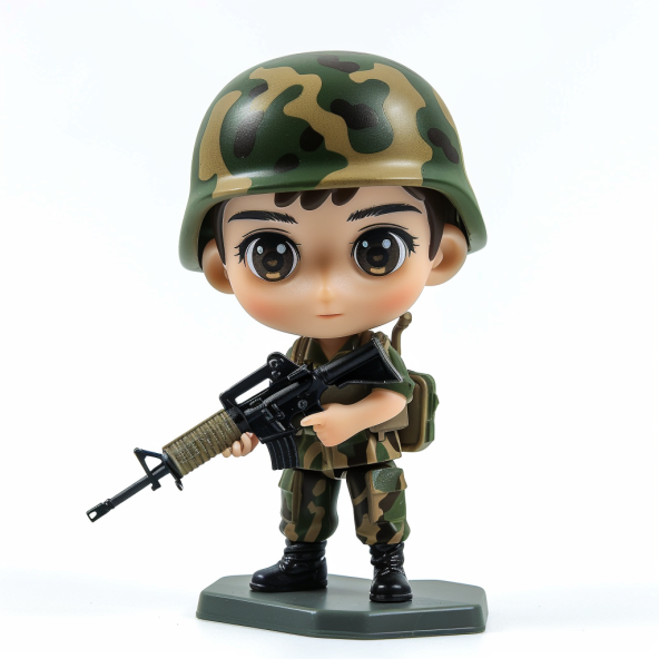 Chibi Military Figure